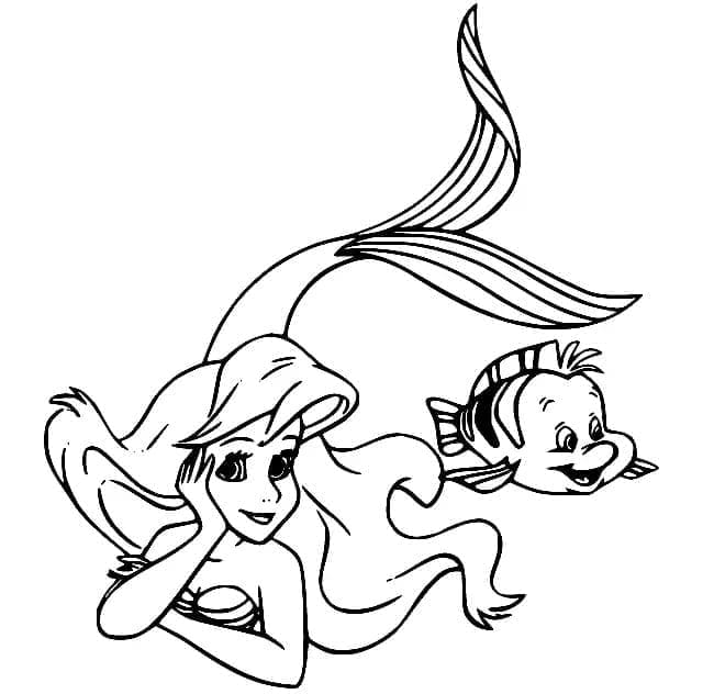 Ariel Và Flounder