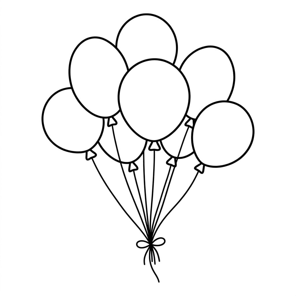 Chùm Bóng Bay Lớn Đơn Giản