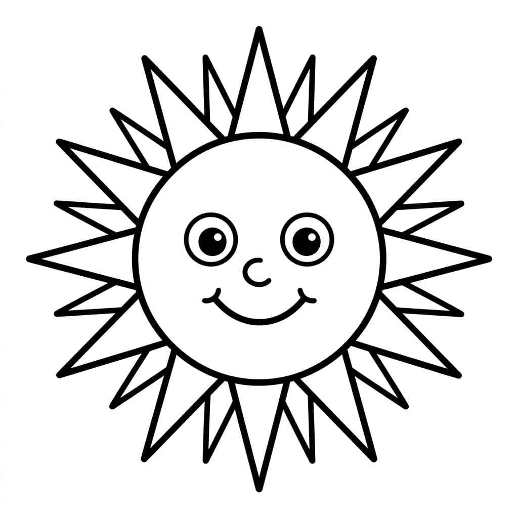 Mặt Trời Mỉm Cười Đơn Giản