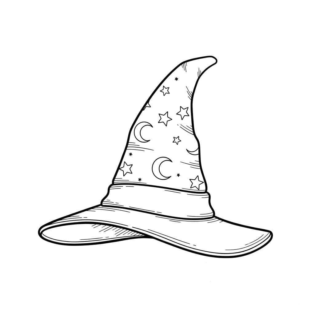 Mũ Phù Thủy Đơn Giản