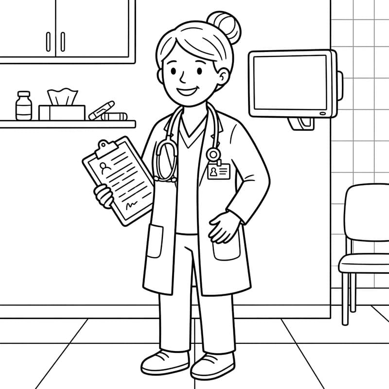 Nữ Bác Sĩ Vui Vẻ