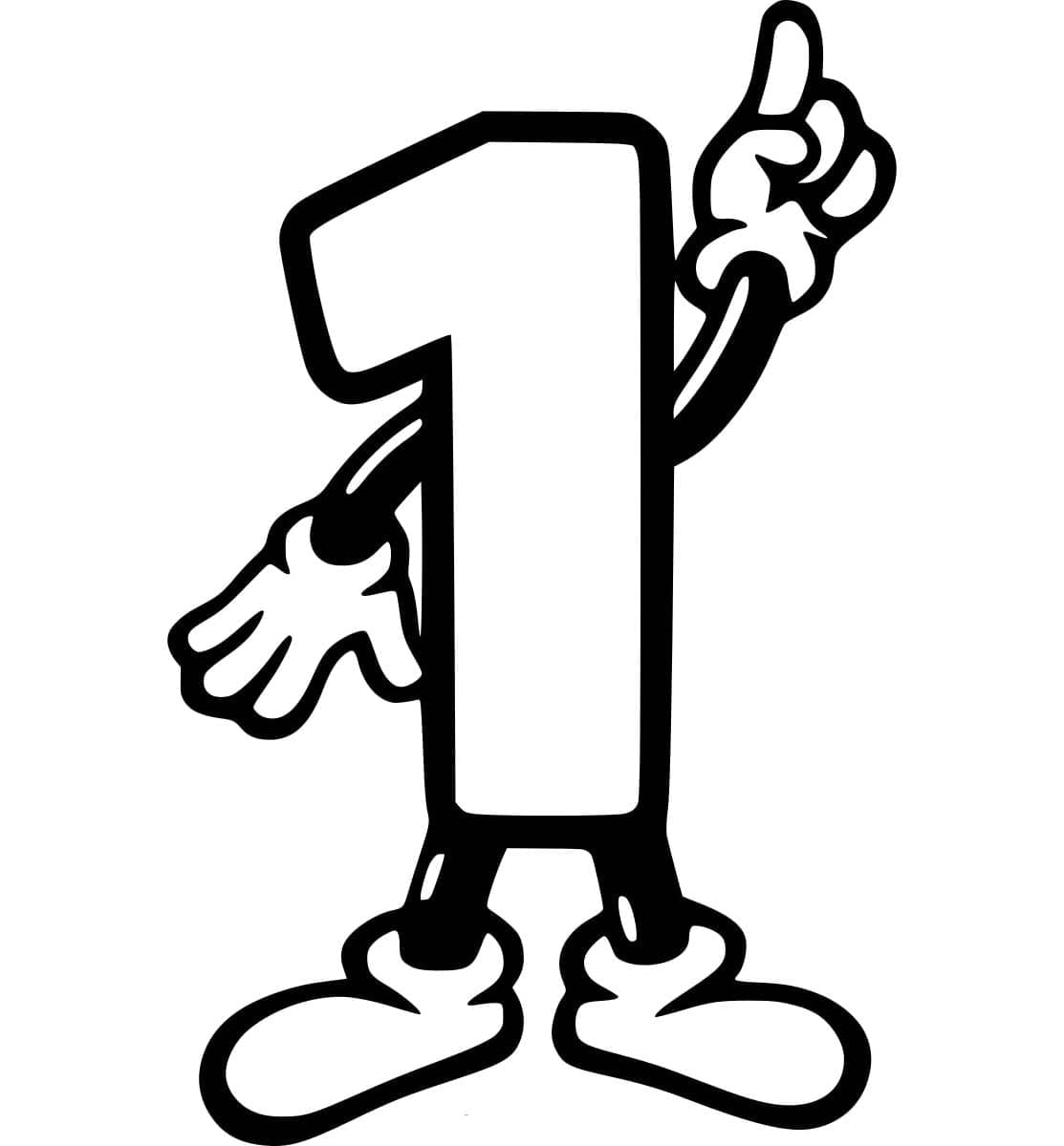 Số 1 Với Đôi Tay