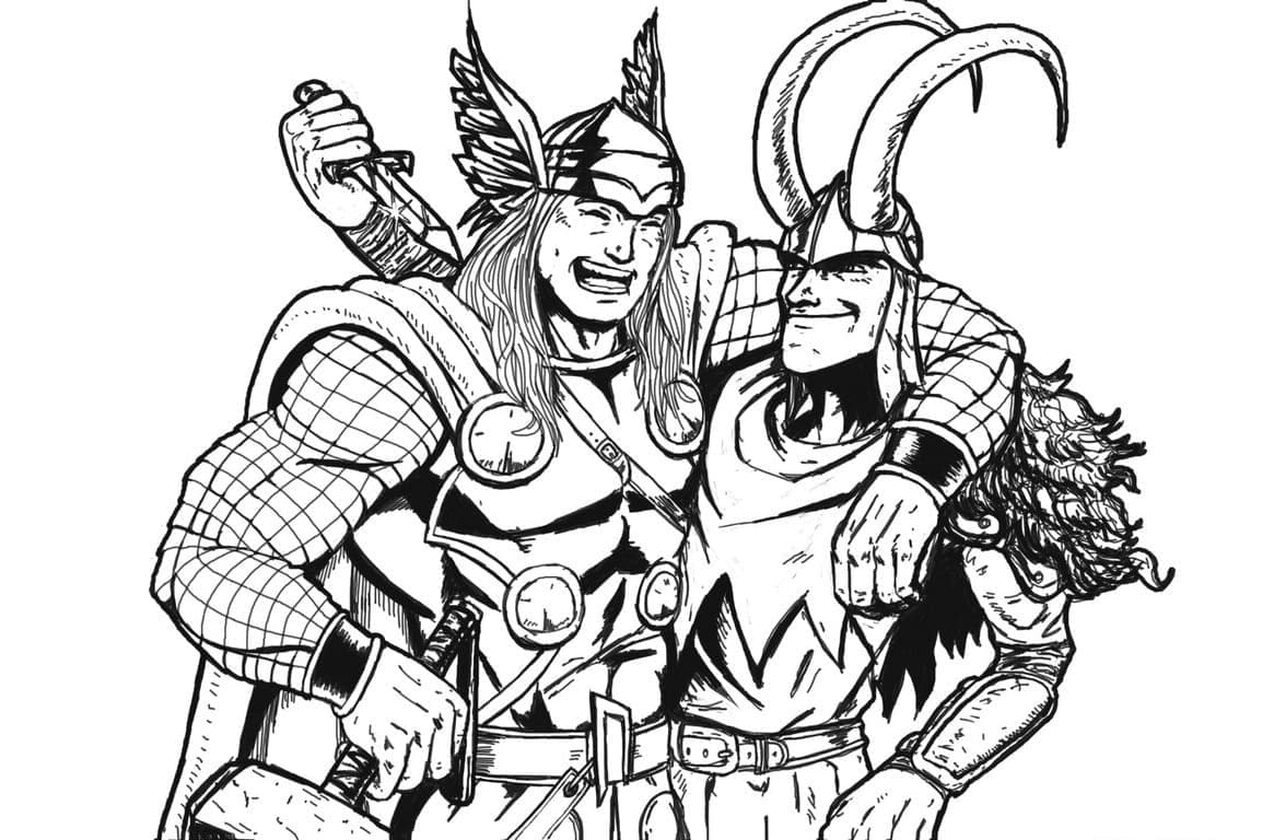 Thor Và Em Trai Loki