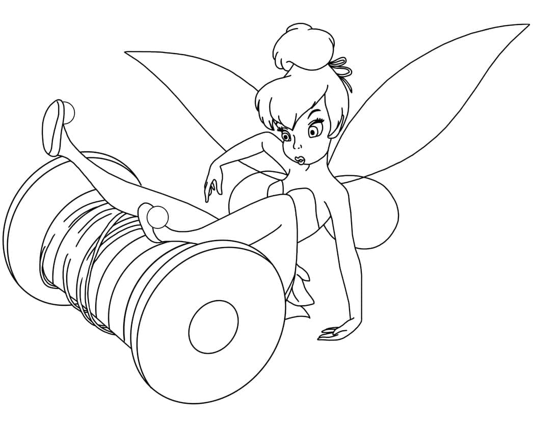 Tinker Bell Với Cuộn Chỉ