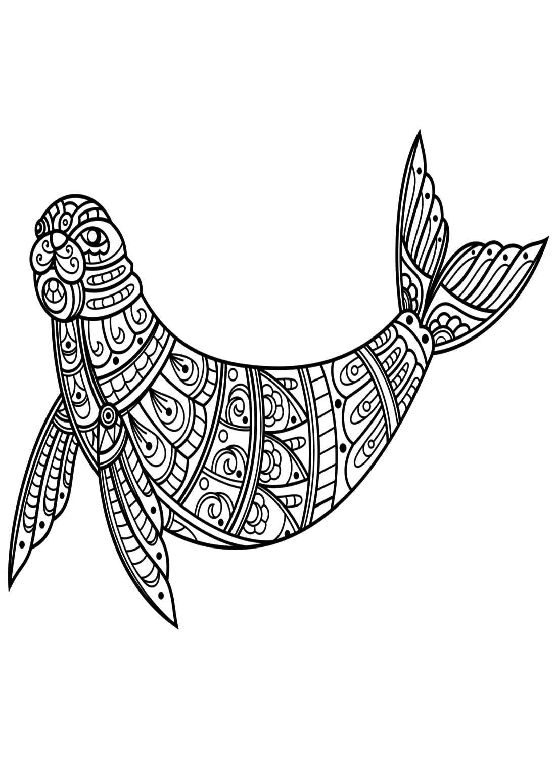 Zentangle Hải Cẩu