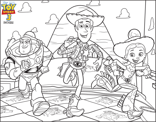 buzz, woody và jessie