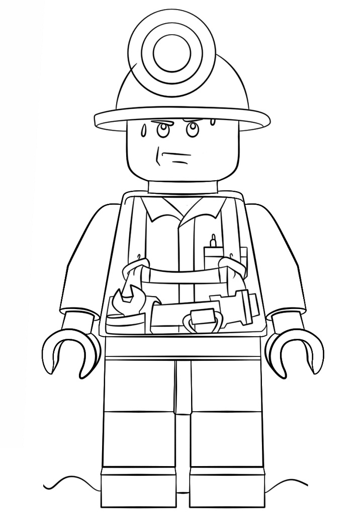 lego thợ mỏ