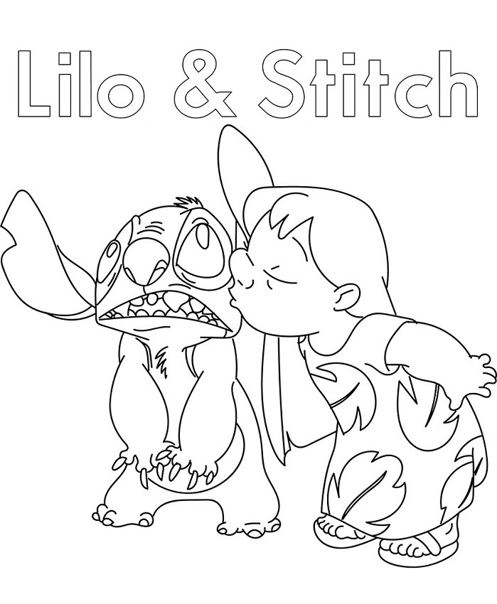 Tô màu Lilo và Stitch
