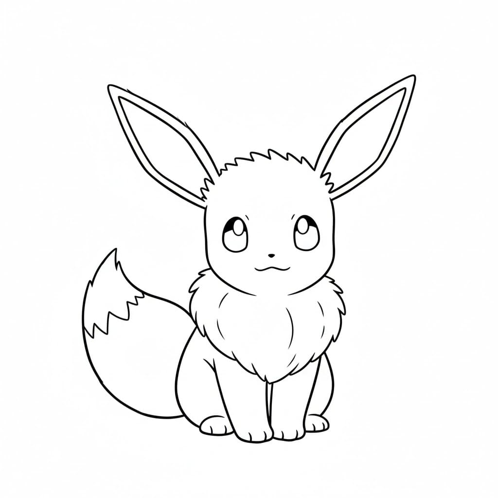 Eevee Đang Ngồi