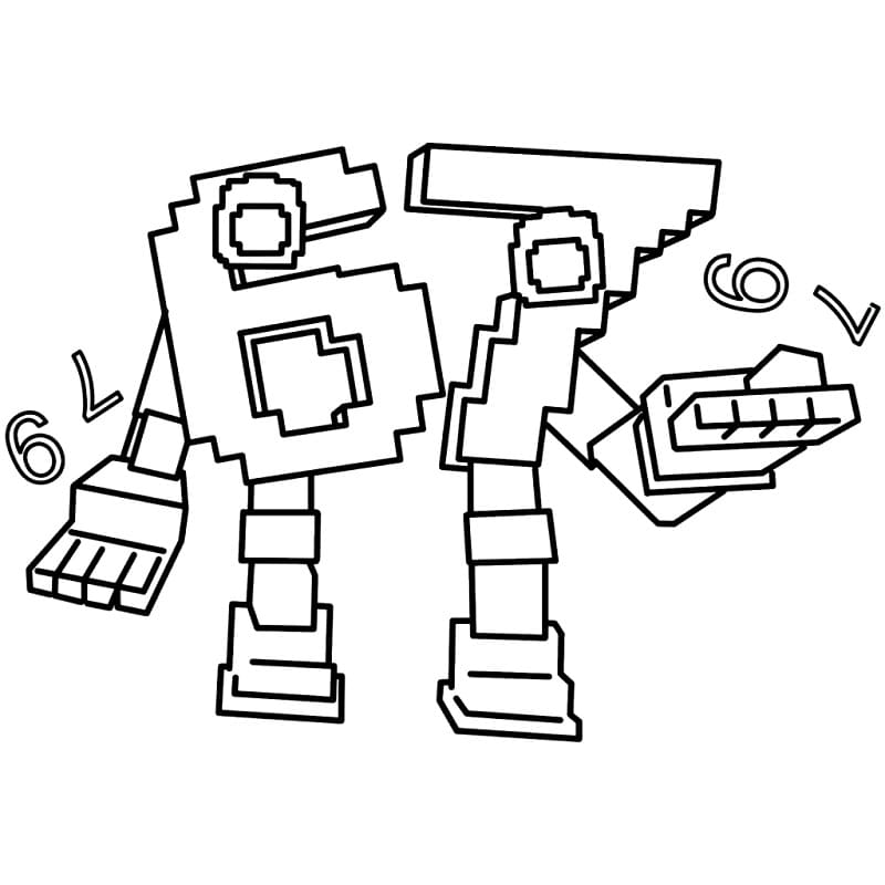 Tô Màu 67 Brainrot