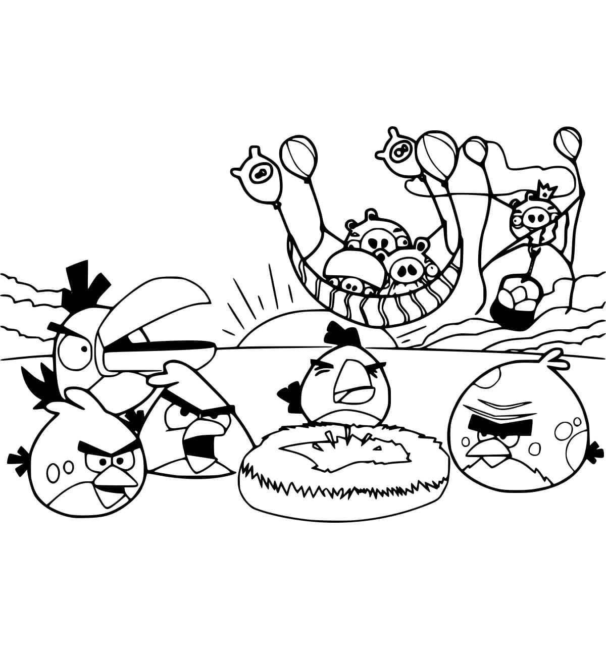 Angry Birds Bị Đánh Cắp Trứng
