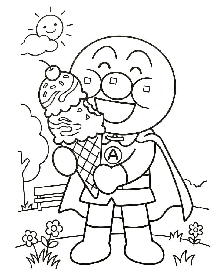 Anpanman Ăn Kem