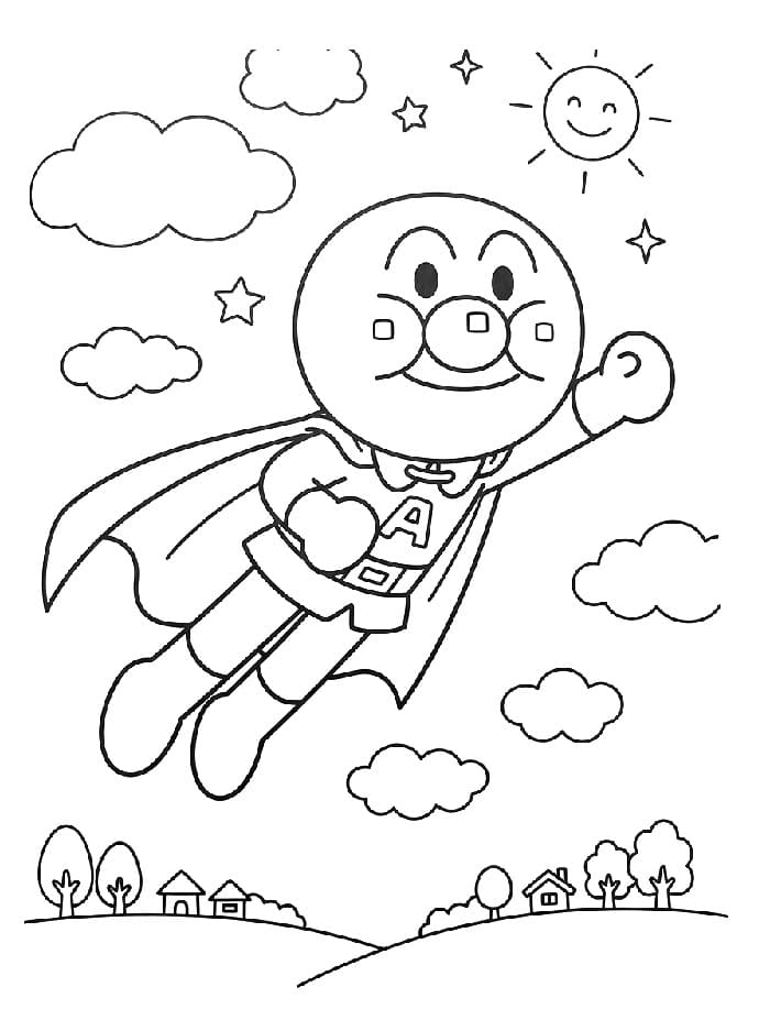 Anpanman Trên Bầu Trời