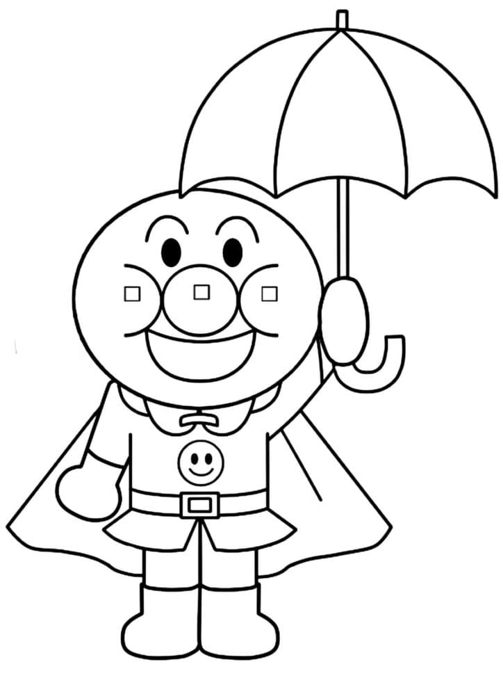 Anpanman Với Cái Ô