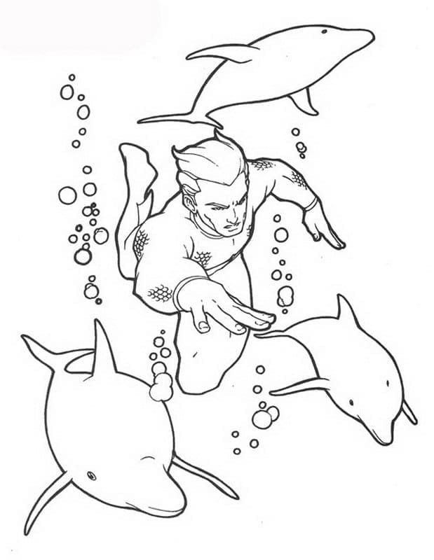 Aquaman Và Cá Heo
