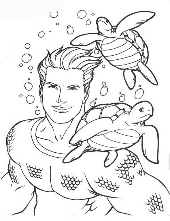 Aquaman Và Con Rùa