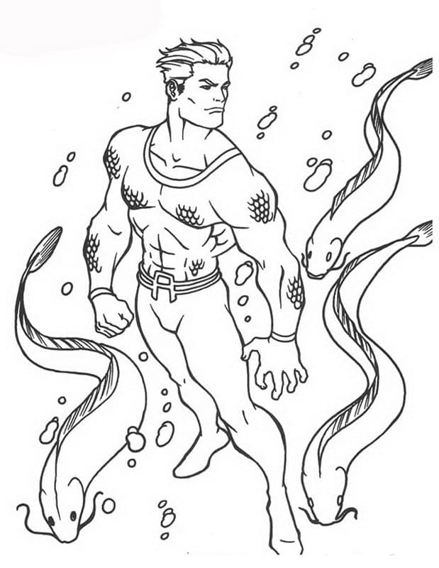 Aquaman Và Những Con Lươn Biển