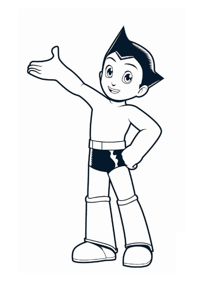 Astro Boy Mỉm Cười