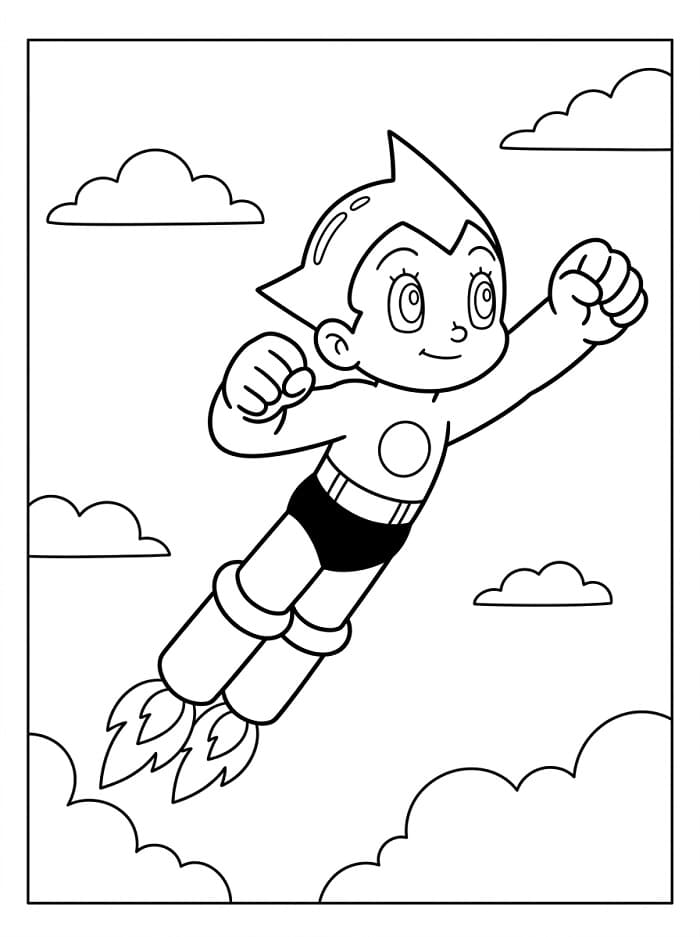 Astro Boy Trên Bầu Trời