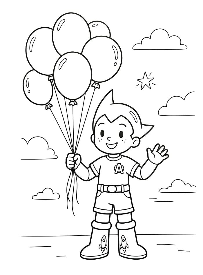 Astro Boy Và Bóng Bay