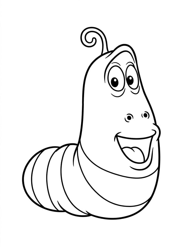 Ấu Trùng Vàng Larva Vui Vẻ