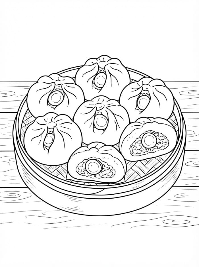 Bánh Bao Trứng Cút