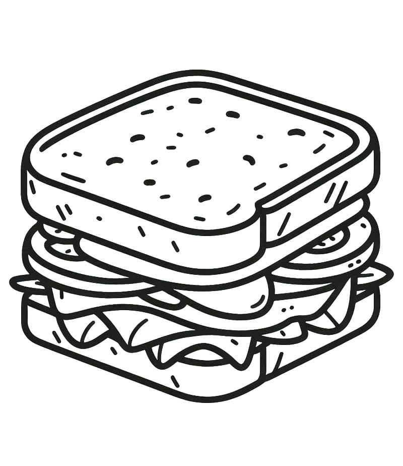 Tô Màu Bánh Mì Kẹp