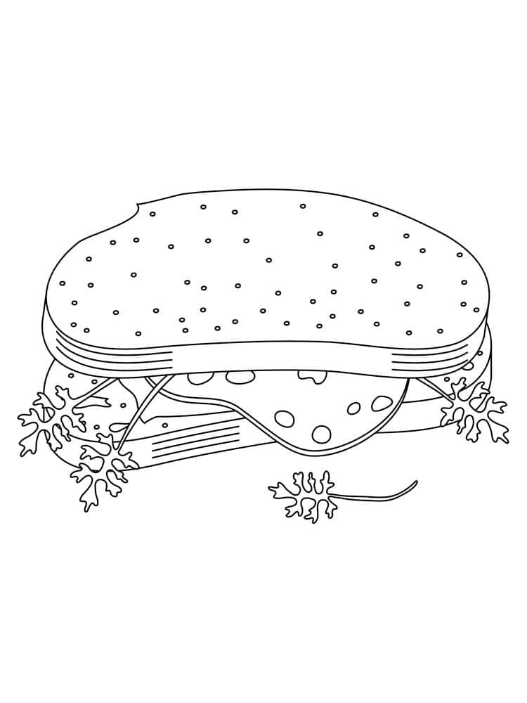 Bánh Mì Kẹp Giăm Bông