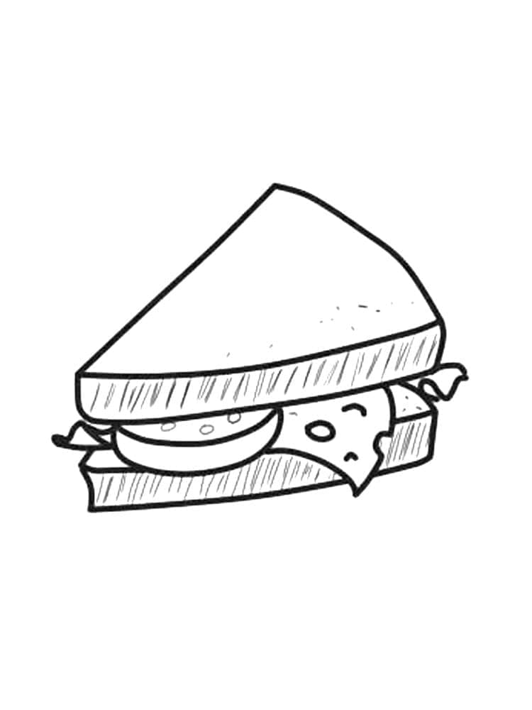 Bánh Mì Kẹp Hình Tam giác