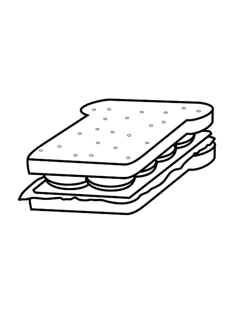 Bánh Mì Kẹp Hình Vuông