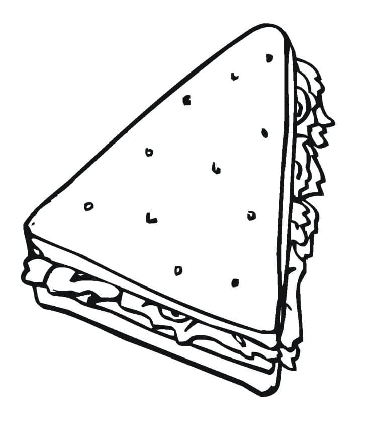 Bánh Mì Kẹp Tam Giác