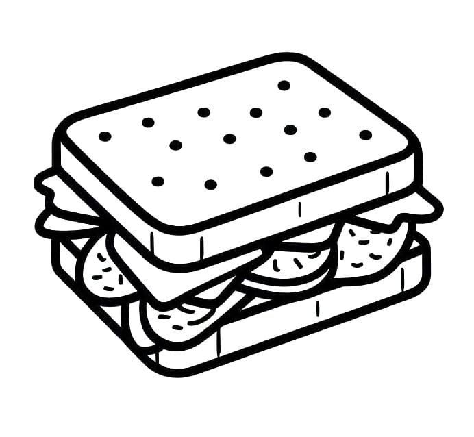 Bánh Mì Kẹp Vuông