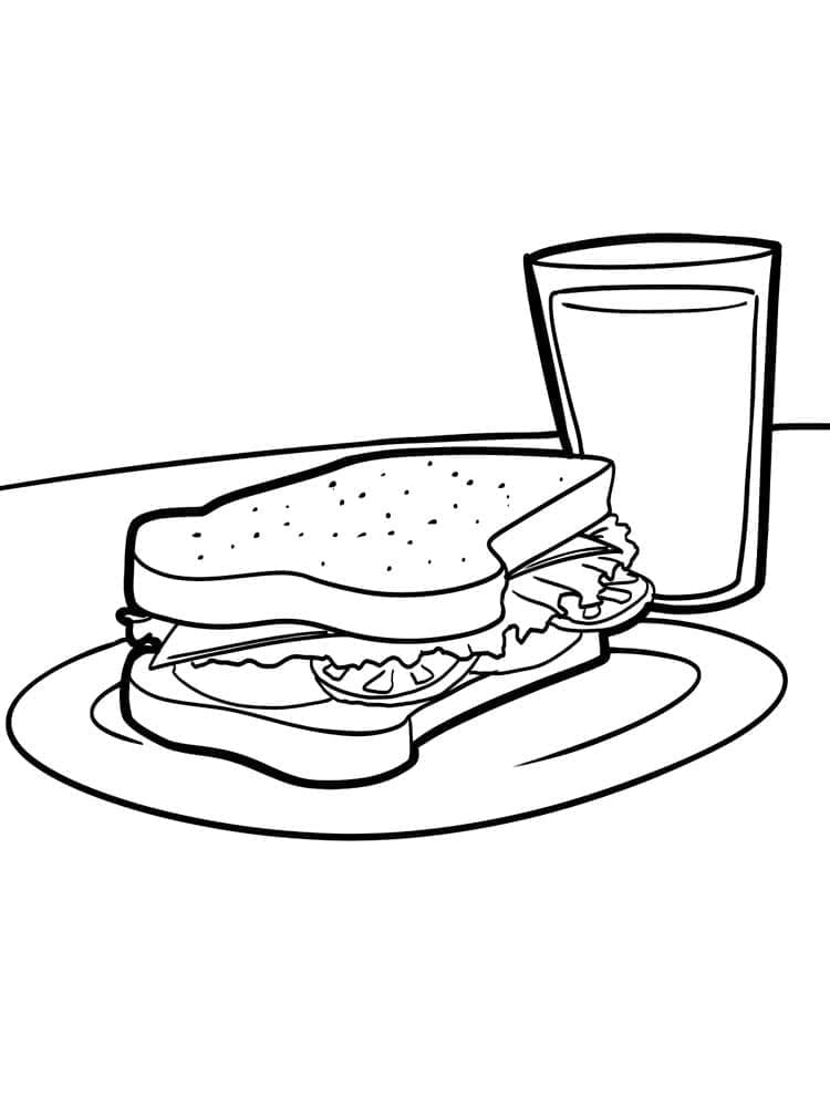 Bánh Mì Kẹp và Sữa