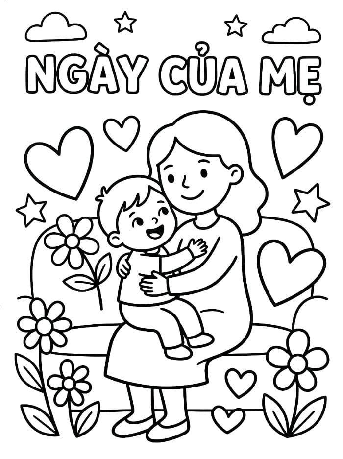 Bé Trai Chúc Mừng Ngày Của Mẹ