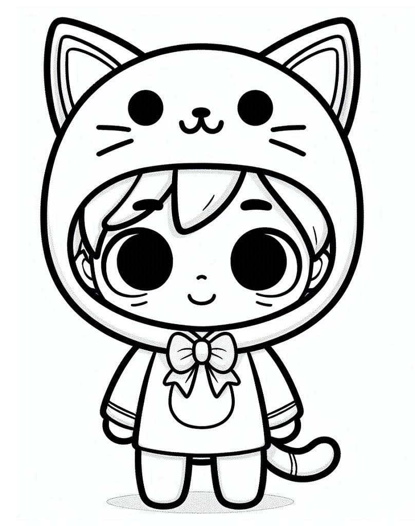 Bé Trai Với Trang Phục Con Mèo