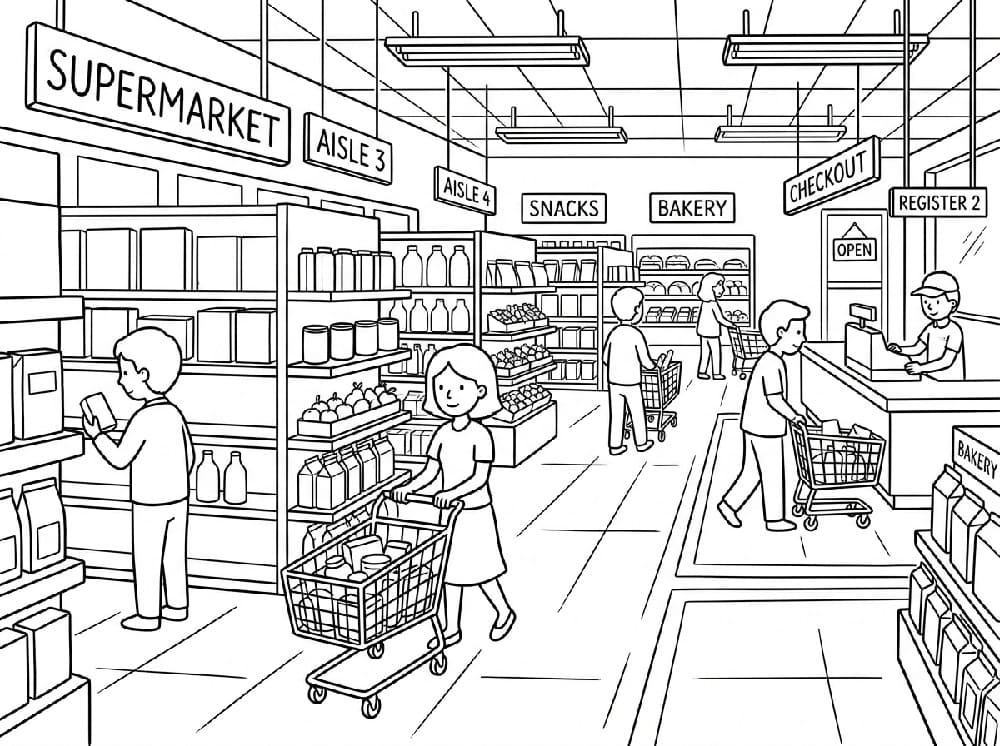 Bên Trong Siêu Thị