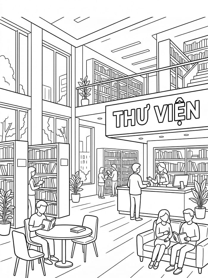 Bên Trong Thư Viện