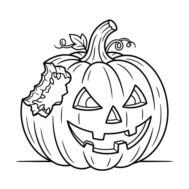 Bí Ngô Halloween Đơn Giản