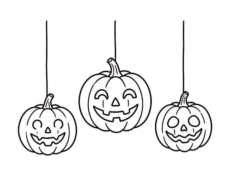 Bí Ngô Halloween Trang Trí