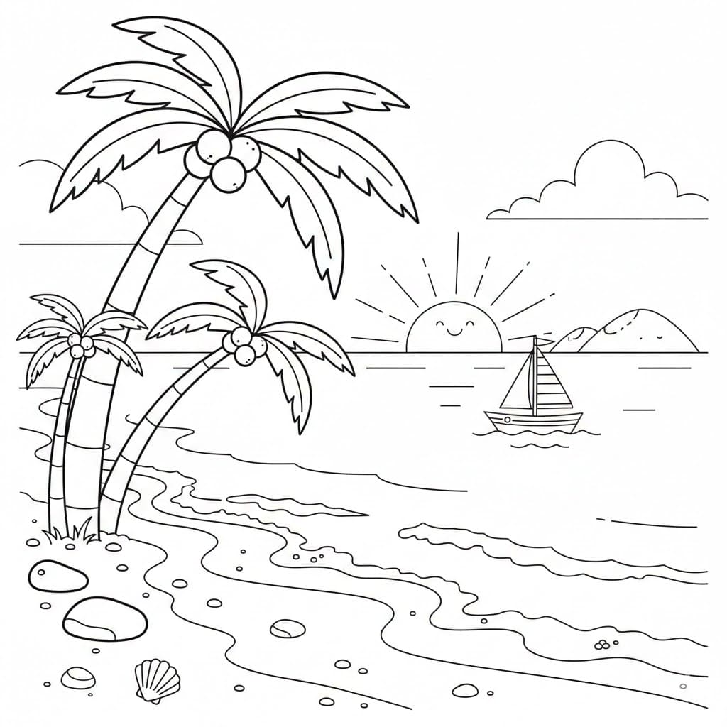 Bình Minh Trên Bãi Biển