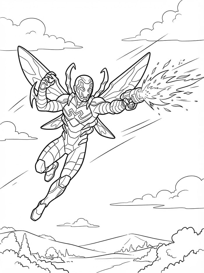 Blue Beetle Chiến Đấu