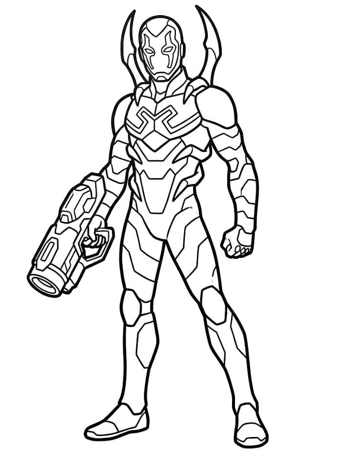 Blue Beetle Trang Bị Súng