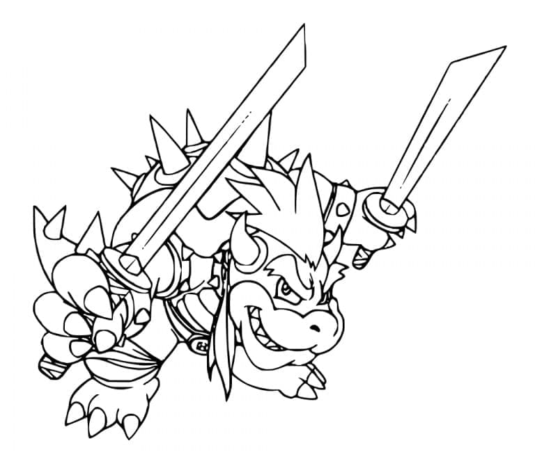 Bowser Cầm Kiếm