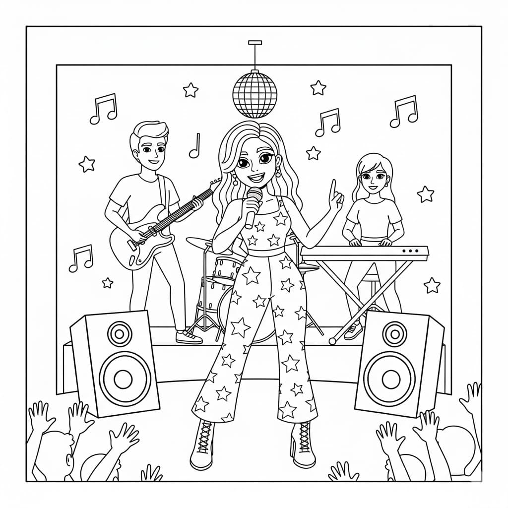 Ca Sĩ Và Nhóm Nhạc Của Cô Ấy