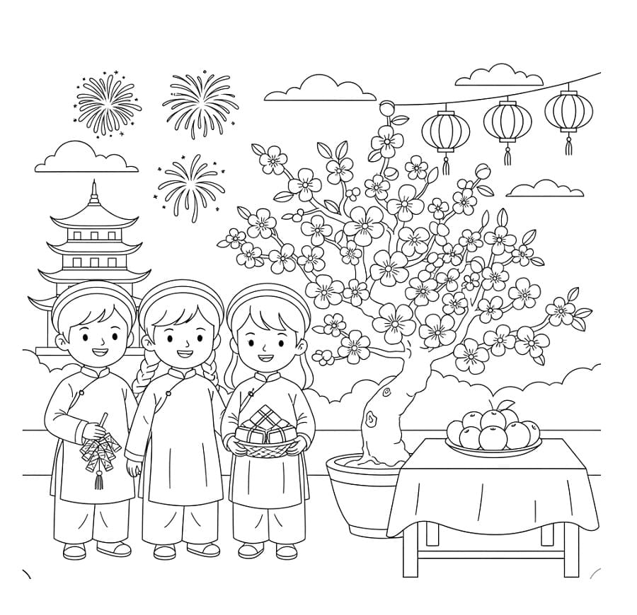 Các Bé Ngày Tết Nguyên Đán