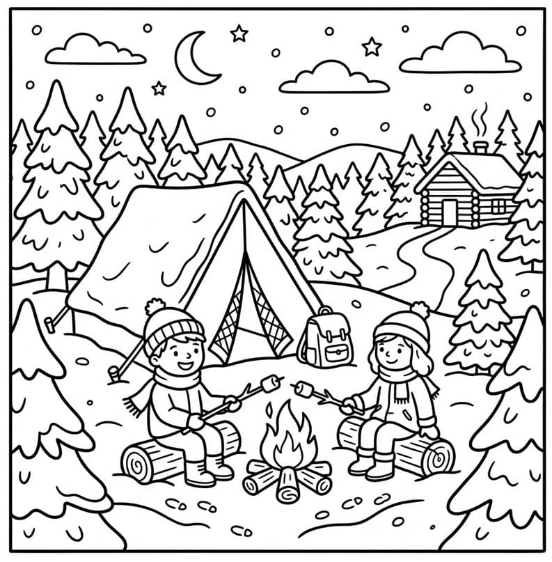 Cắm Trại Mùa Đông