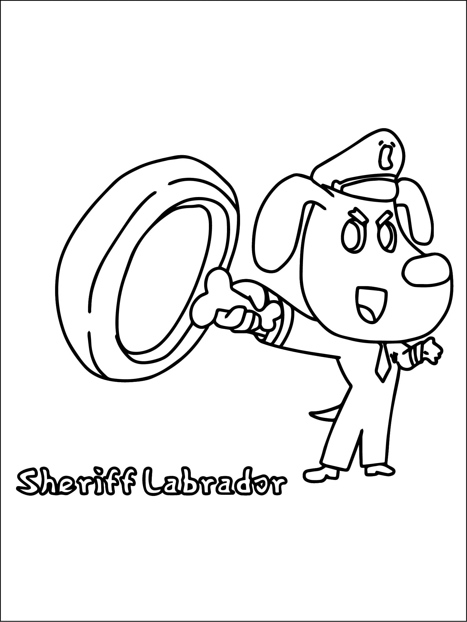Cảnh Sát Trưởng Labrador Đáng Yêu
