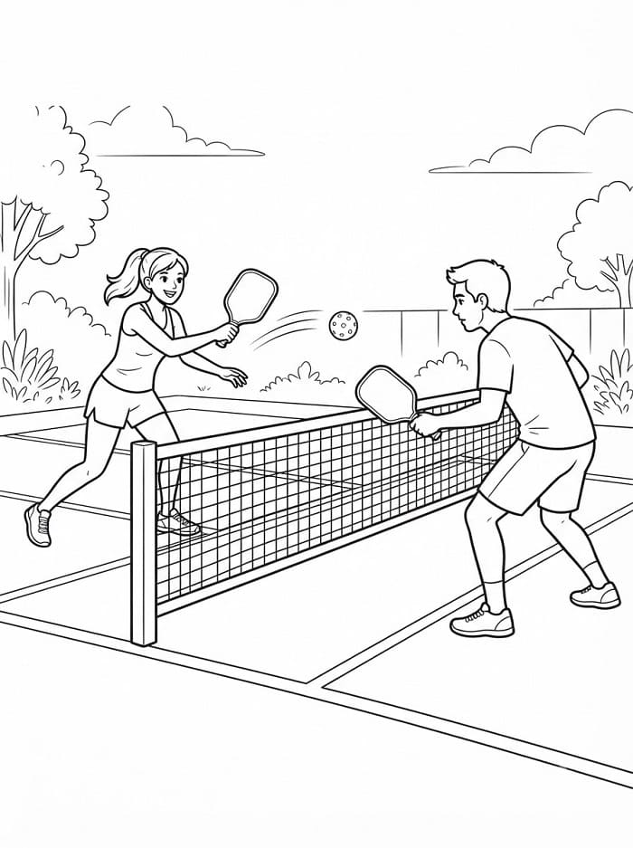 Tô Màu Pickleball