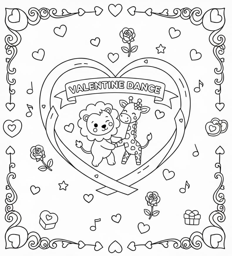 Cặp Đôi Trong Khung Trái Tim