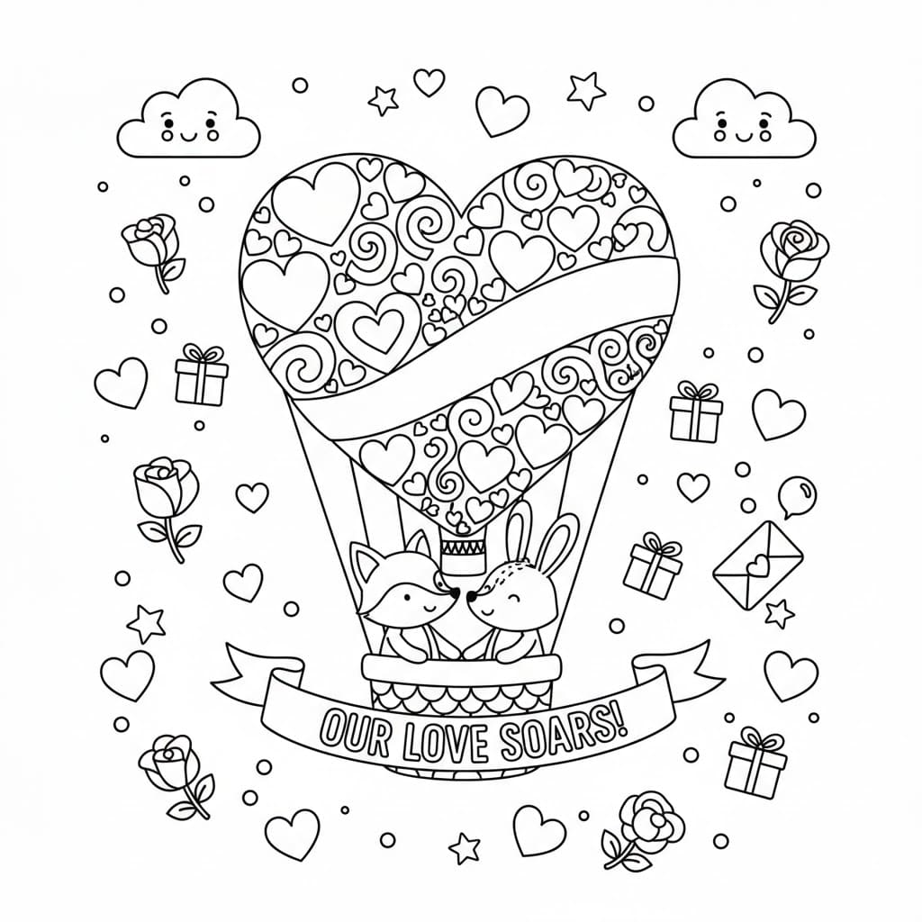 Cặp Đôi Valentine Hạnh Phúc